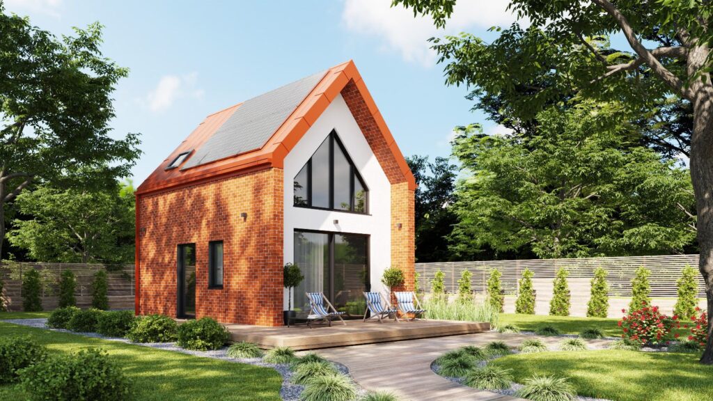 Przykładowy domek na Mazurach